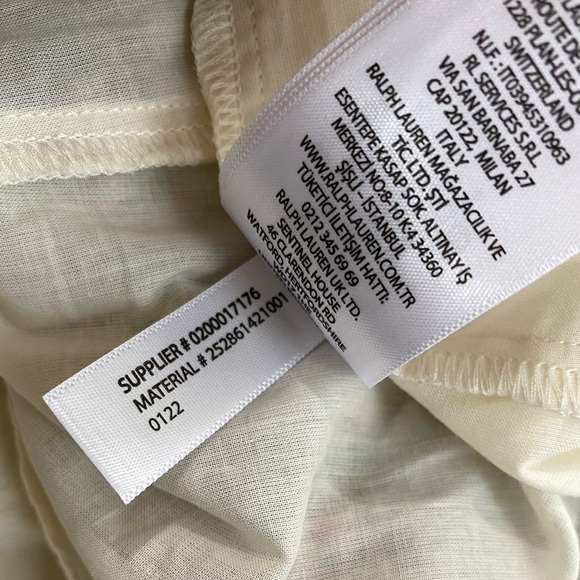 NWT Lauren Ralph Lauren Women's Size 22W Multicolor Floral Crinkled Cotton Dress - Picture 14 of 14